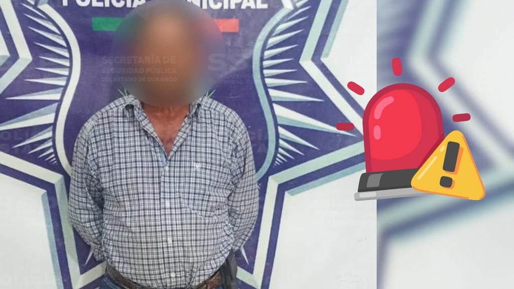 Capturan a adulto mayor acusado de abuso de una menor, en Poanas; tenía a la víctima en su casa