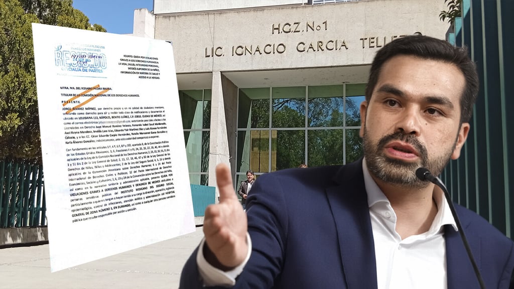 Álvarez Máynez presenta queja ante CNDH por muerte de cinco bebés en el IMSS de Durango