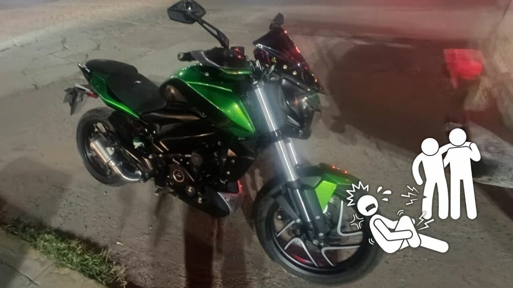 Choque entre camioneta y motocicleta deja dos lesionados en bulevar Francisco Villa