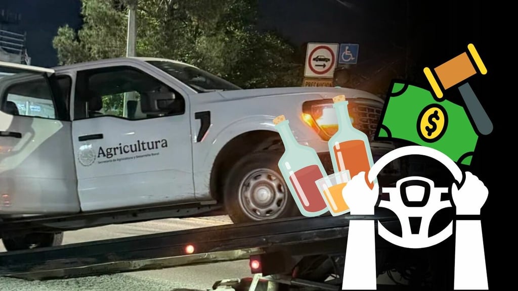 ¿De cuánto sería la multa para el funcionario federal que fue sorprendido ebrio en Durango?