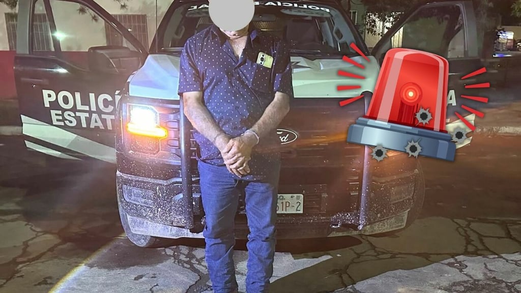 Detienen a hombre por realizar disparos al aire en poblado El Conejo