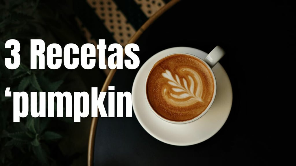 ¿Cómo hacer tres tipos de café 'pumpkin'? Esto es todo lo que necesitas