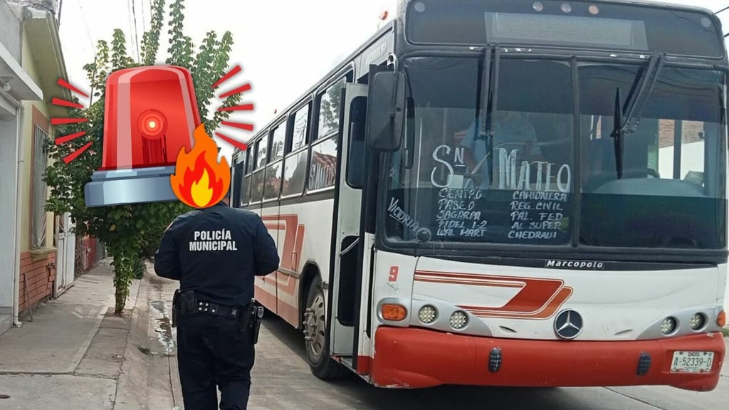 Camión de transporte público se incendia en Villas del Guadiana