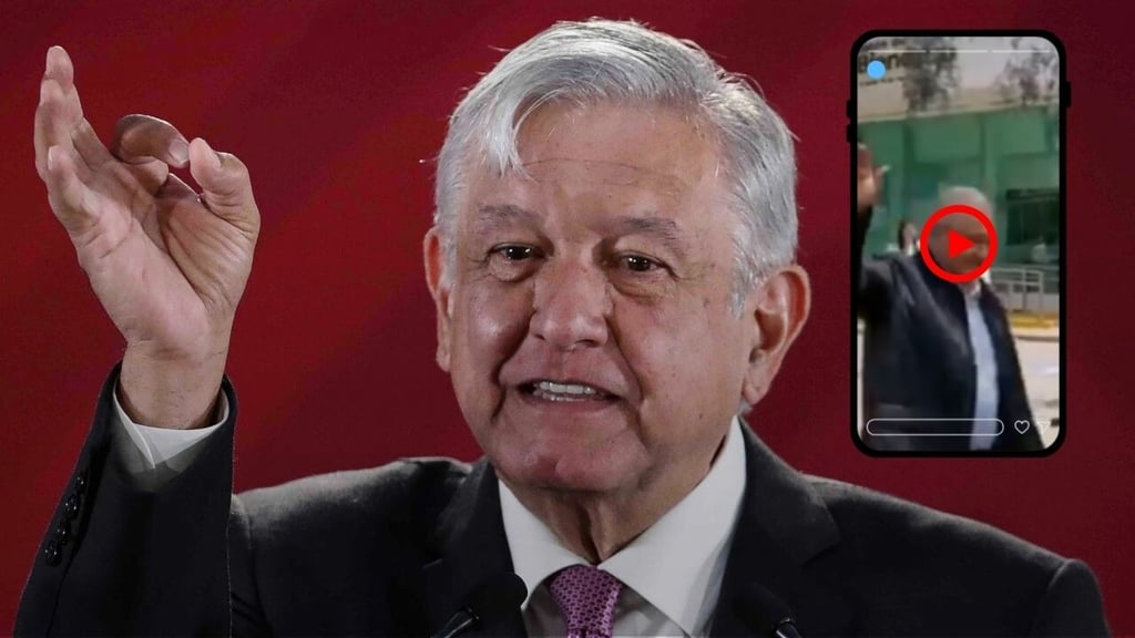 La verdad detrás del VIDEO de AMLO captado supuestamente saliendo de cobrar su pensión Bienestar