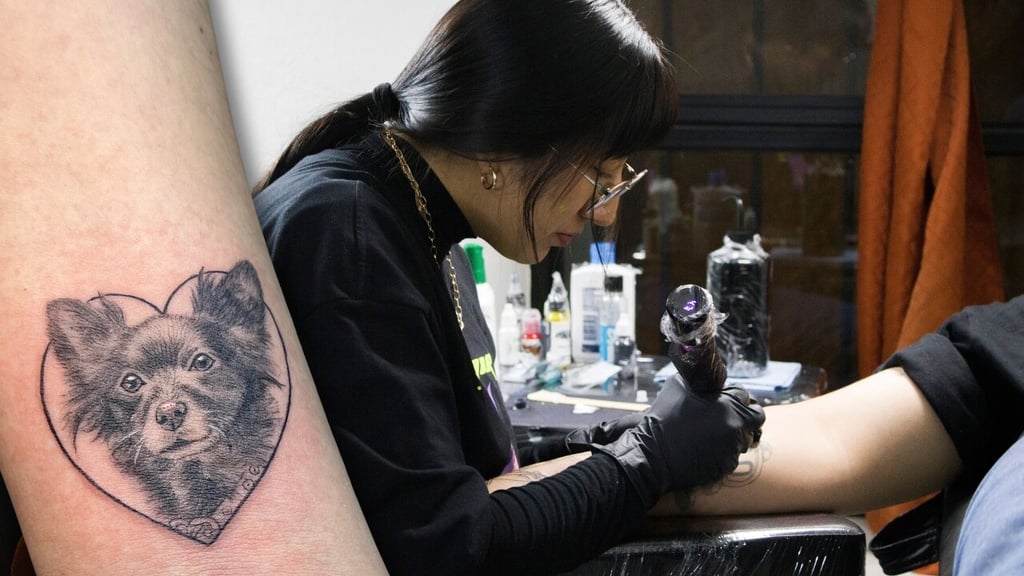 MarielArt, la tatuadora que convierte a las mascotas en retratos microrealistas