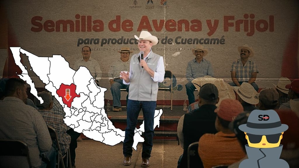'Gigante', la caída del campo de Durango, la segunda peor del país