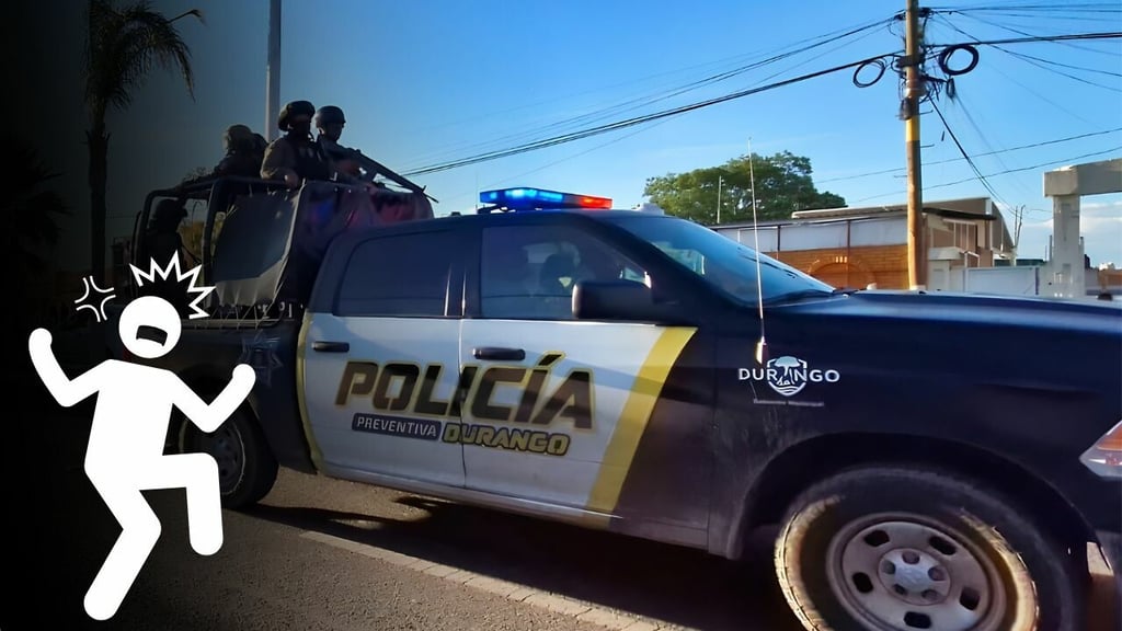 Sujeto ebrio agredió a trabajadores de la Unidad Administrativa de Durango tras pagar multa