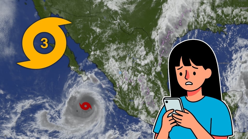 Huracán ‘Rachel’ alcanza categoría 3 y podría tomar más fuerza en próximas horas