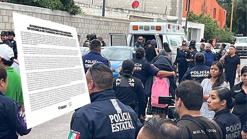 Ataque en secundaria de Torreón: Fiscalía descarta explosivos; detenidos son mayores de edad