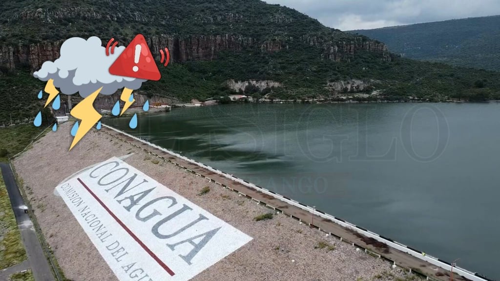Alertan por incremento en desfogue preventivo de presa Guadalupe Victoria tras lluvias en Durango
