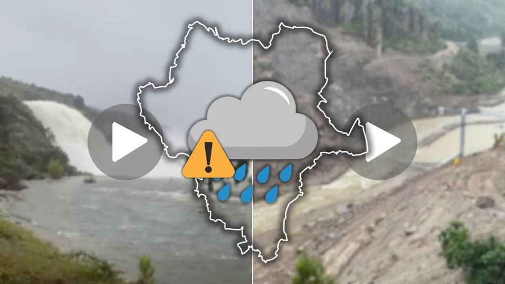 Así lucen algunos ríos de Durango tras las fuertes lluvias registradas en el estado | VIDEOS