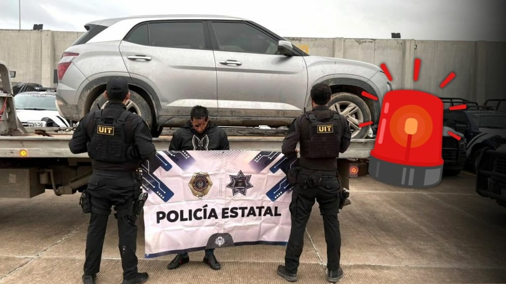 Detienen en Durango a hombre que conducía vehículo robado con violencia en Sinaloa