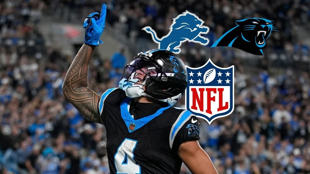 NFL: Carolina Panthers sorprende a los Detroit Lions y se colocan ambos 2-2