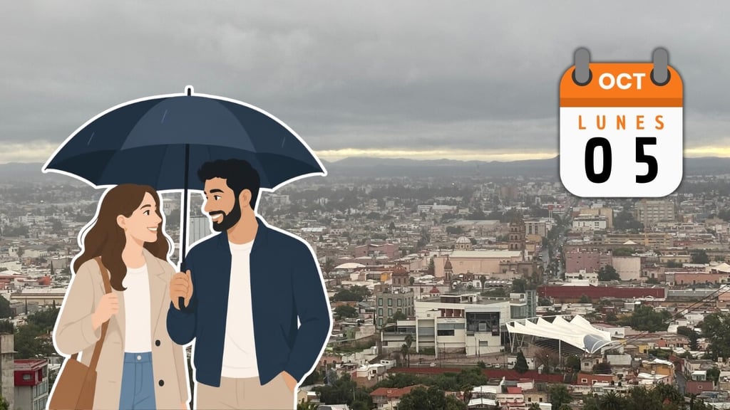 Lunes nublado en la ciudad de Durango, ¿a partir de qué hora llovería? | Clima HOY 5 de octubre
