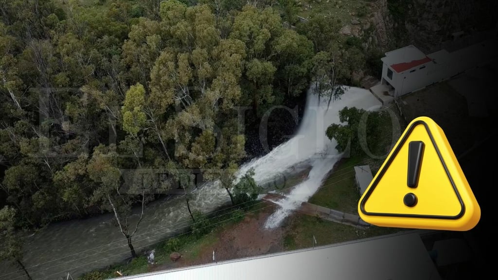 Crecen caudales al desbordar tres presas de Durango