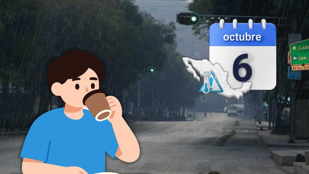 Frente frío 1: Estados con bajas temperaturas y lluvias torrenciales este 6 de octubre | Pronóstico