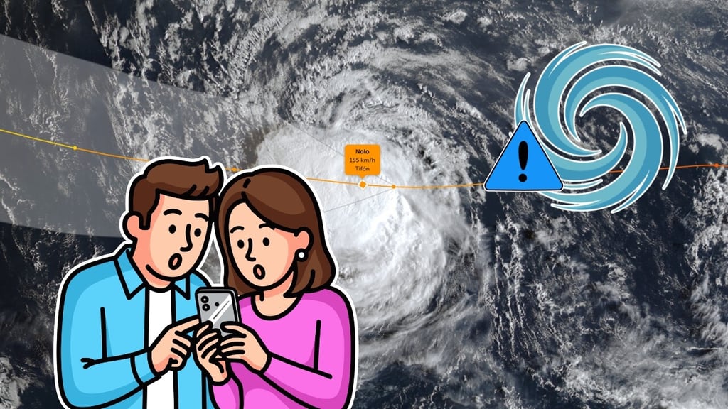 ¿Por qué el huracán ‘Nolo’ ahora es tifón? Conoce la trayectoria de este raro fenómeno