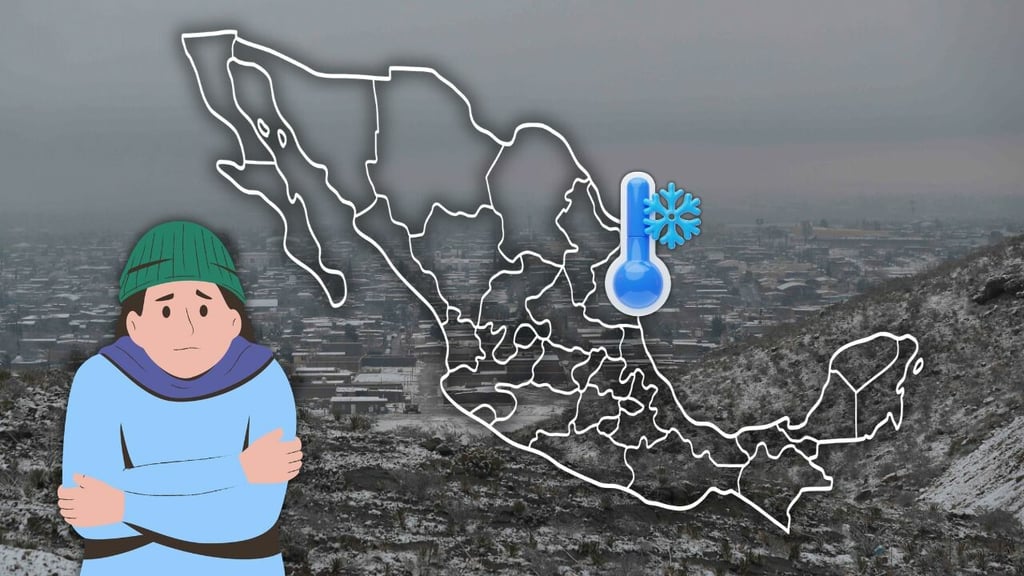 ¡Saca las cobijas! Alerta por frío extremo de 0 grados en 5 estados hasta el viernes