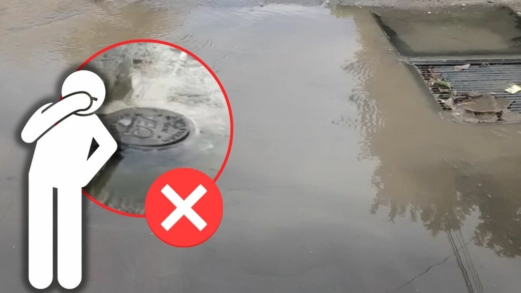 Advierten sobre contacto con aguas negras; reconocen presencia en calles de Durango