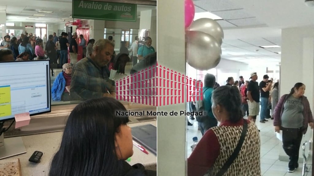 Duranguenses hicieron fila desde temprano para reapertura del Nacional Monte de Piedad