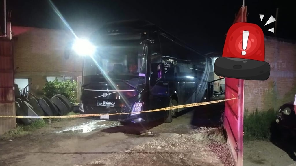 Joven fallece aplastado por autobús en taller mecánico en la colonia Valle Verde