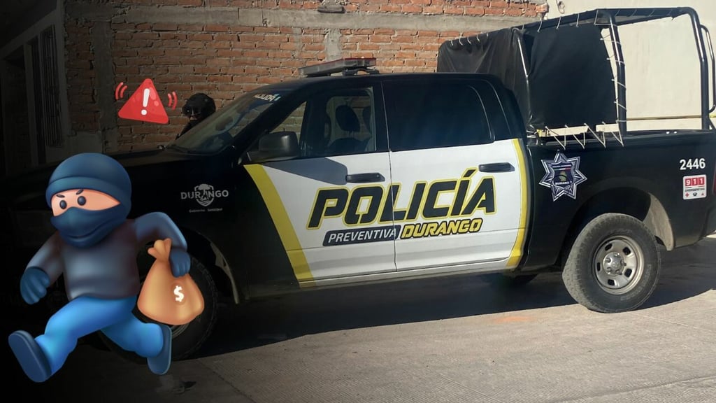 Sujetos ingresan a hogar de exmilitar para robar arma y relojes, en Durango