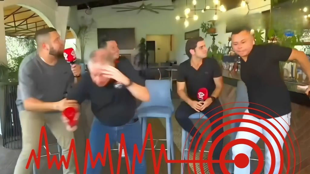 Sismo de 7.7 interrumpe programa deportivo en Panamá | VIDEO
