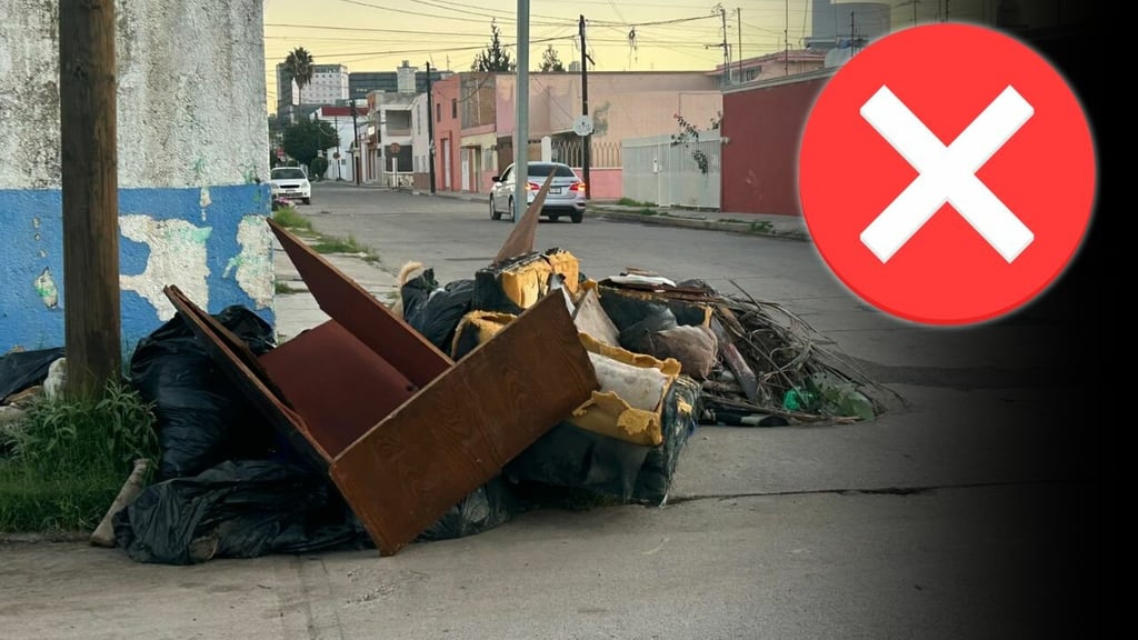 Cacharros afectan la imagen urbana de la ciudad de Durango