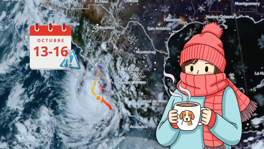 ¡Alerta! Más de 10 estados tendrán frío extremo del martes 13 al viernes 16 de octubre