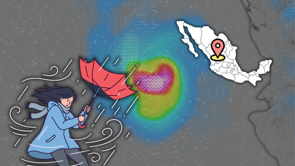¿Qué estados tendrán lluvias torrenciales HOY martes 13 de octubre por el huracán ‘Simón’?