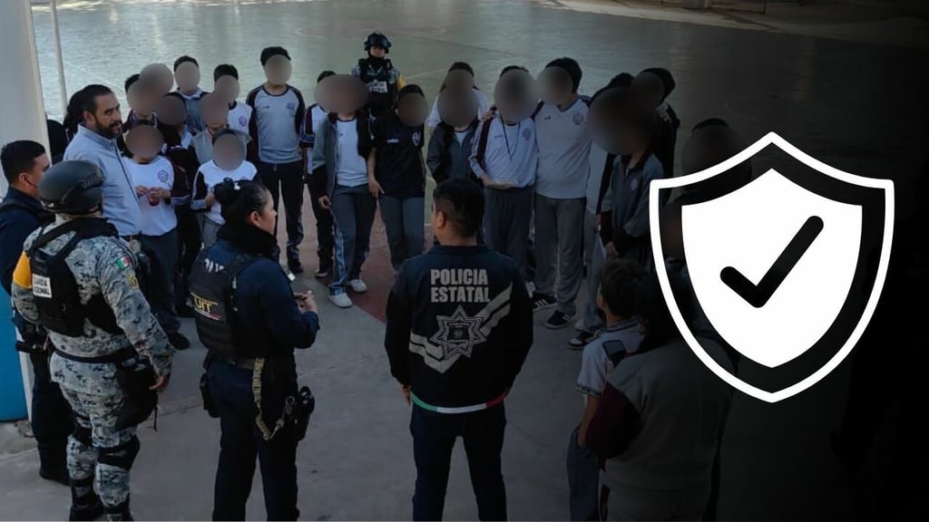 BOI hace presencia en Secundaria #67 de Durango, tras mensaje de amenaza