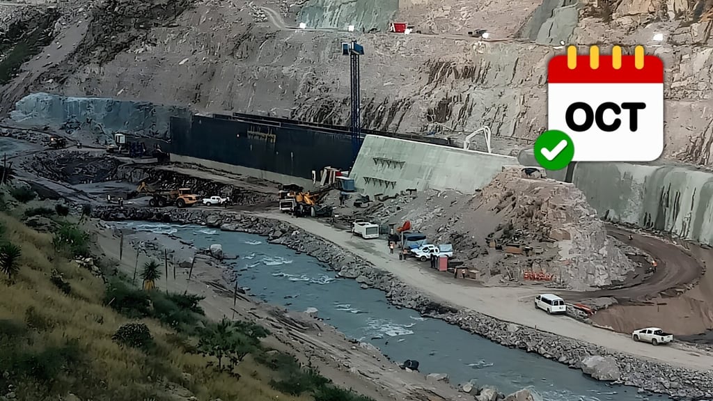 Canal de desvío de la presa Tunal II quedará listo a finales de octubre