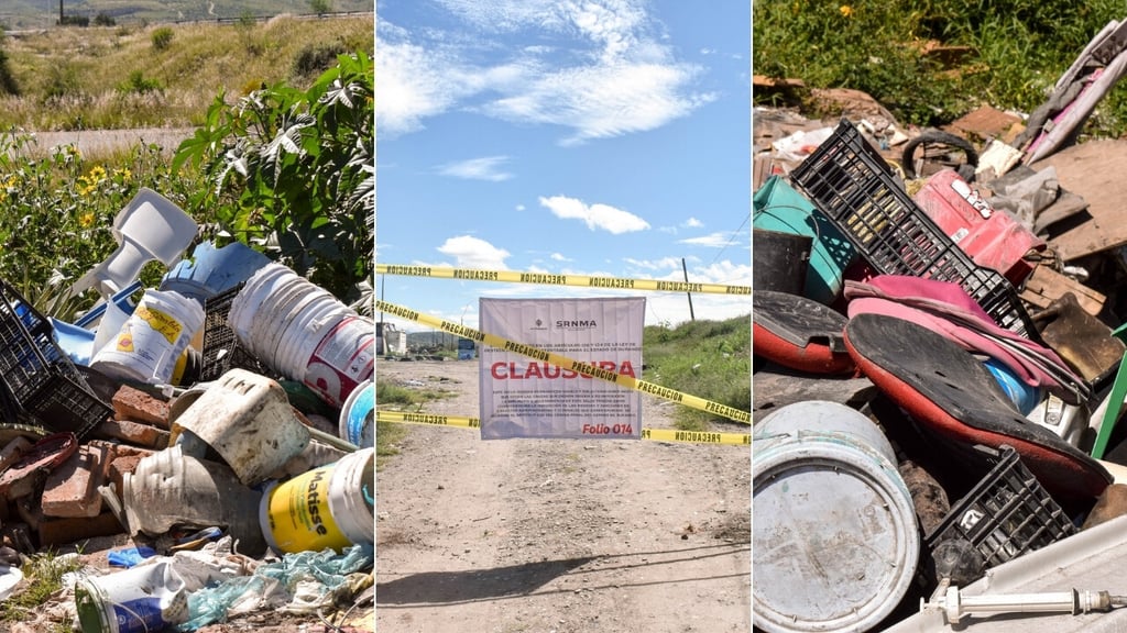 Clausuran nuevamente el tiradero clandestino de El Conejo