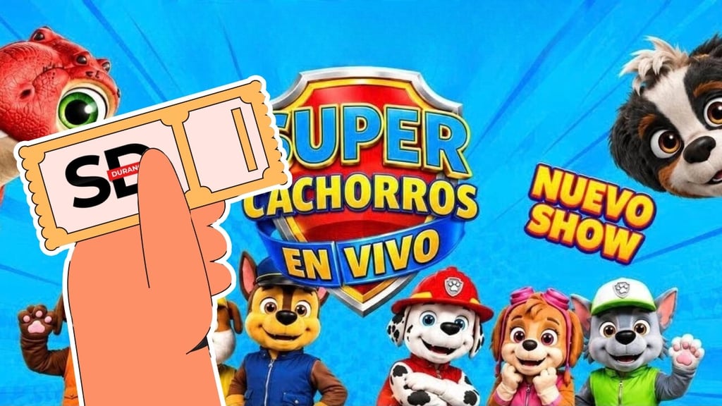 ¿Quieres boletos para el show de Supercachorros en Durango? ¡Participa en nuestra dinámica!