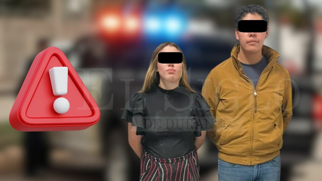 Pareja es detenida por escandalizar en Centro de Durango
