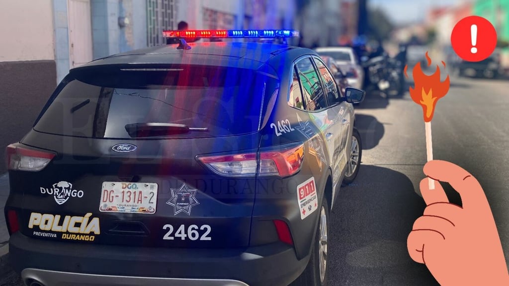 Joven amenaza con quemar vivienda con su madre al interior, en Centro de Durango