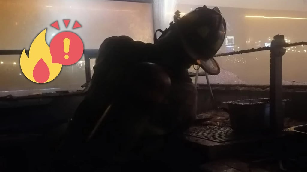 Tras llamarada en parrilla, restaurante de Durango asegura tener certificación de Protección Civil