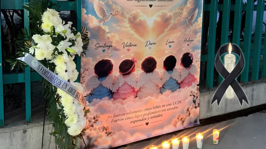 Retiran ofrenda afuera del IMSS de Durango en memoria de bebés fallecidos; ordenan reinstalarla