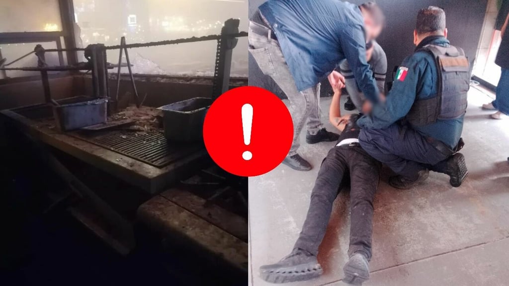 Trabajador cae de escalera en restaurante de Durango que se incendió esta semana