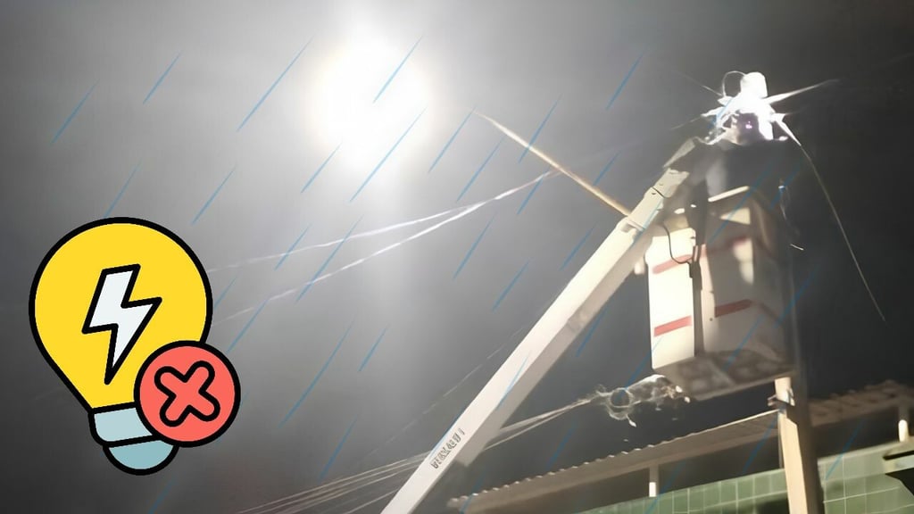 En temporada de lluvias aumentan los reportes por fallas en luminarias del municipio de Durango