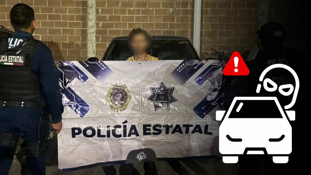 Recuperan camioneta con reporte de robo en Durango; conductor fue detenido