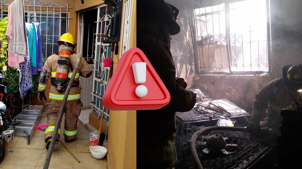 'Flamazo' en cuarto de lavado provoca incendio en dos viviendas de Nuevo Durango I