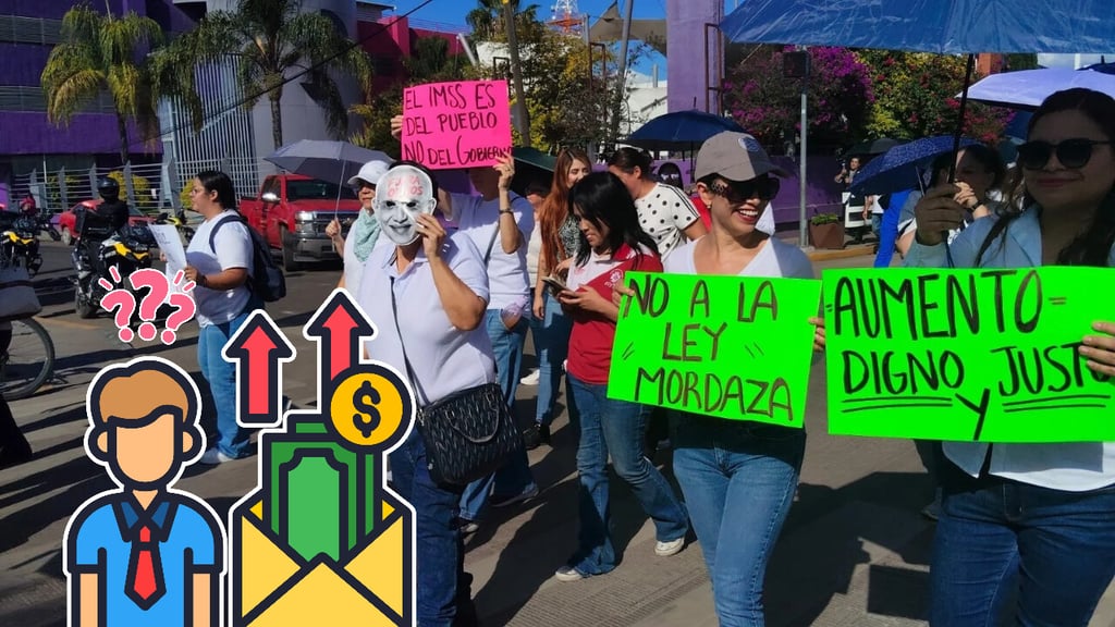 Trabajadores del IMSS cuestionan aumento salarial de 8%; exigen cuentas al sindicato