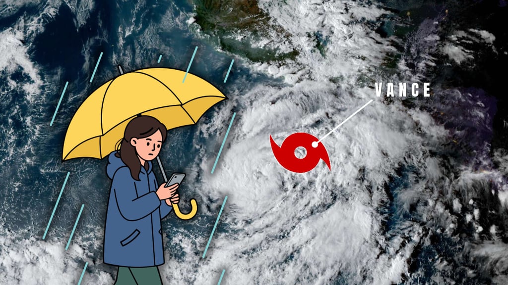Tormenta tropical ‘Vance’ se forma en el Pacífico: ¿qué estados tendrán las lluvias más fuertes?