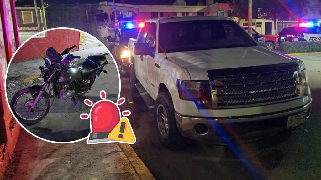 Motociclista está grave tras chocar con camioneta en bulevar Dolores del Río
