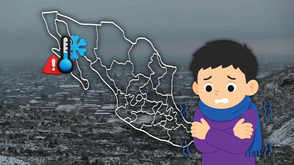 Frente frío 3 se aproxima a México y dejará heladas en estos estados del 23 al 25 de octubre