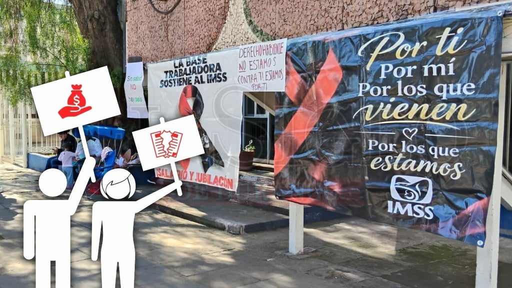 Exige disidencia del IMSS Durango destitución de líder nacional; tachan de 'burla' el aumento salarial