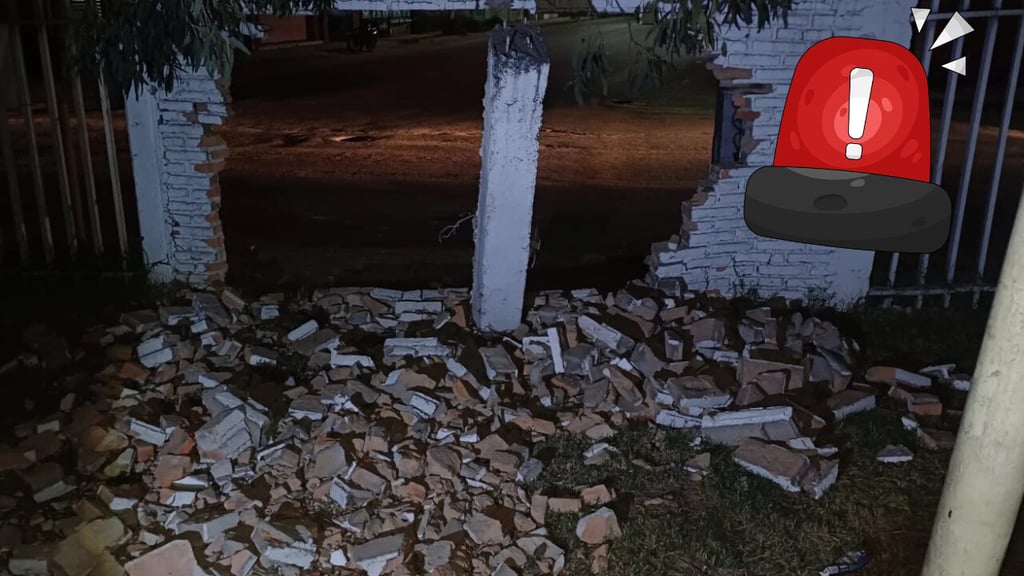 Choca contra barda de primaria en Durango y se da a la fuga