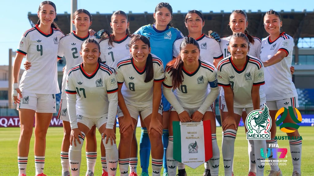 La Selección Mexicana Sub-17 vence 1-0 a Australia y va a octavos del Mundial Femenil 2026