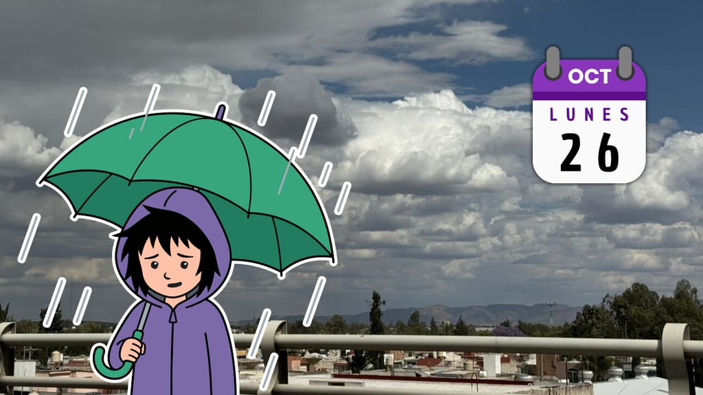 Lunes nublado en la ciudad de Durango, ¿a qué hora empezará a llover? | Clima de HOY 26 de octubre